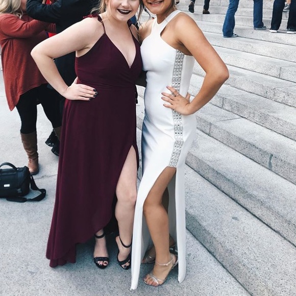 White Formal Dress - Picture 2 of 3